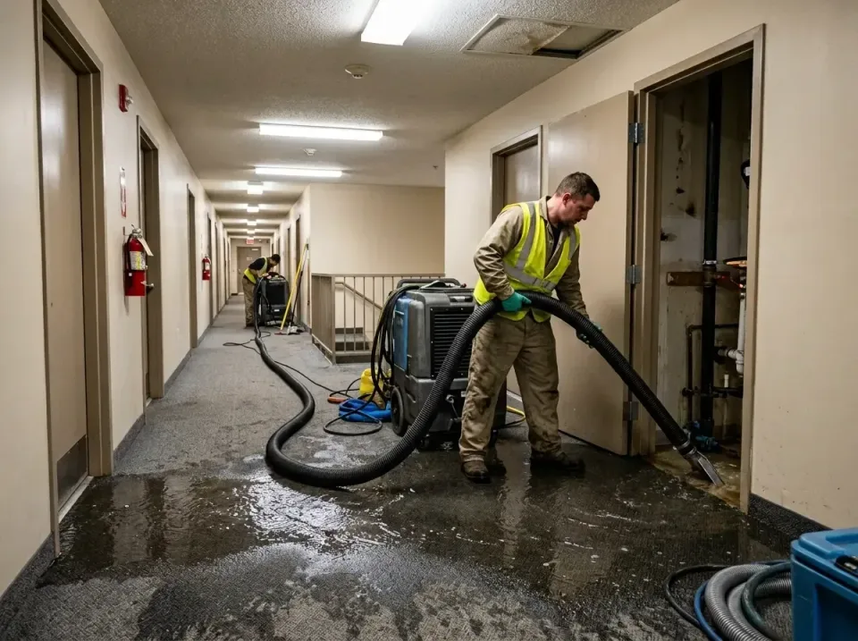 multi-unit-apartment-hallway-f-005 — frequently asked questions, Emergency Burst Pipe Water Extraction & Removal in Emmitsbu…